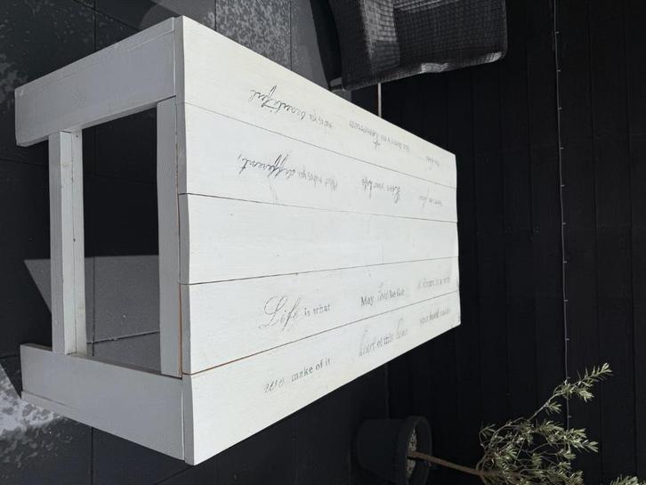 Tafel steigerhout, Huis en Inrichting, Tafels | Eettafels, Gebruikt, 50 tot 100 cm, 200 cm of meer, Vijf personen of meer, Rechthoekig