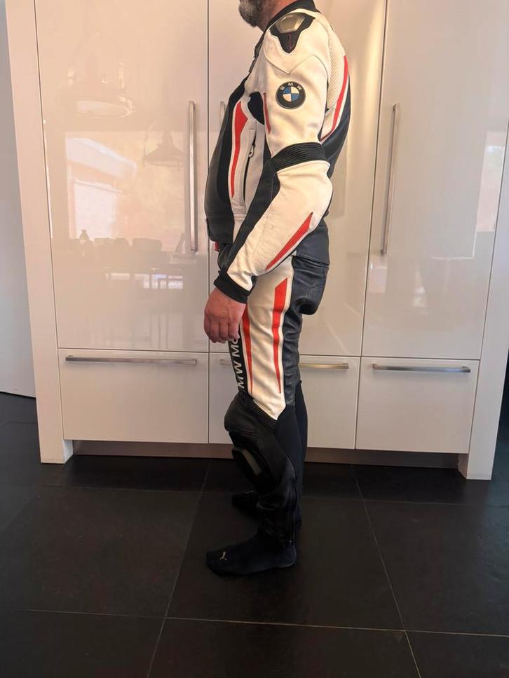 BMW MOTORRAD SPORT leren combi pak / afritsbaar / maat 54, Motoren, Kleding | Motorkleding, Combipak, Dames, Heren, Tweedehands
