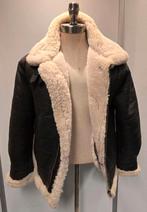 Heren lammy coat pilotenjas - maat M - lamsleer lamsvacht, Oakwood, Bruin, Maat 48/50 (M), Ophalen of Verzenden