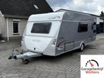 Hymer 525 living pulse stapelbed vastbed rondzit voortent, Caravans en Kamperen, Caravans, Overige typen, Rondzit, 7 tot 8 meter
