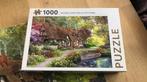REBO Puzzel Woodland Walk Cottage, Ophalen of Verzenden, 500 t/m 1500 stukjes, Zo goed als nieuw