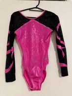 Roze turnpakje lange mouwen, Sport en Fitness, Turnen, Ophalen of Verzenden, Zo goed als nieuw, Turnpak(je)