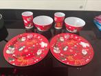 Kerstservies 2 sets, Overige materialen, Ophalen of Verzenden, Zo goed als nieuw, Bord(en)