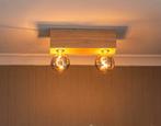 Lamp plafondlamp hout blank, Huis en Inrichting, Lampen | Spots, Ophalen of Verzenden, Zo goed als nieuw