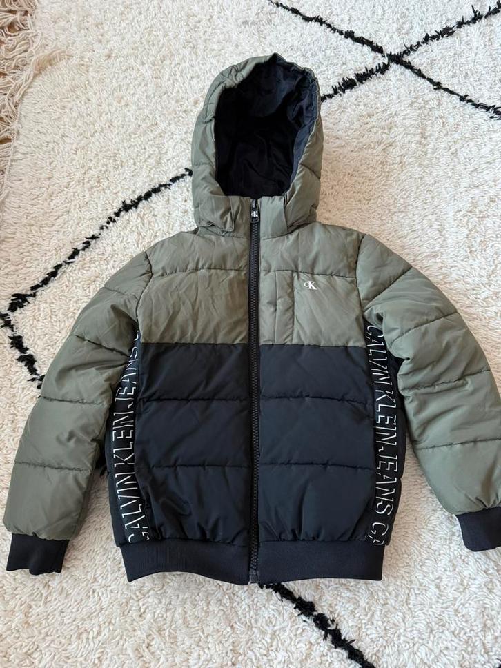 Zgan winterjas calvin klein maat 140 10 jaar, Kinderen en Baby's, Kinderkleding | Maat 140, Zo goed als nieuw, Jongen, Jas, Ophalen of Verzenden