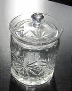 Antieke kristallen jampot, confiturepot, Antiek en Kunst, Antiek | Glas en Kristal, Ophalen of Verzenden