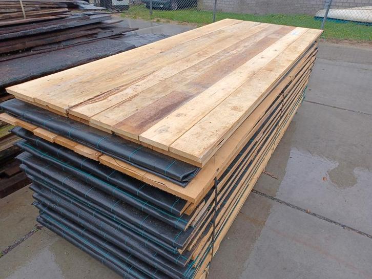 Robinia  hardhouten  beschoeiings schotten  grondkering, Tuin en Terras, Palen, Balken en Planken, Nieuw, Palen, 250 cm of meer