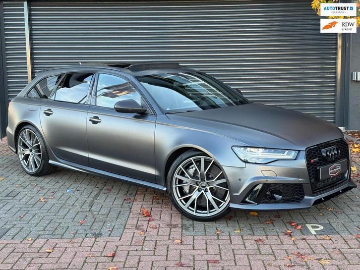 Audi RS6 4.0 TFSI Quattro Performance Pano | B&O + | Keramis, Auto's, Audi, Bedrijf, Te koop, RS6, 360° camera, 4x4, ABS, Adaptive Cruise Control