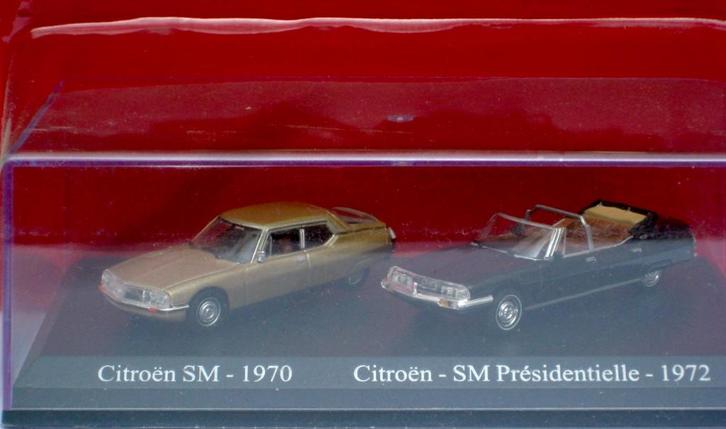 Citroen SM en SM présidentielle Atlas duopack H0 1:87, Hobby en Vrije tijd, Modelauto's | 1:87, Nieuw, Auto, Overige merken, Ophalen of Verzenden