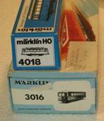 HO Märklin 3016 Schienenbus + Bij wagen 4018 DB., Hobby en Vrije tijd, Modeltreinen | H0, Ophalen, Wisselstroom, Locomotief, Zo goed als nieuw