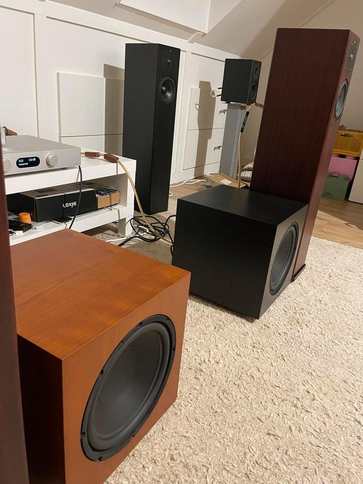 Subwoofer TMA Basso 2 beschikbaar, Audio, Tv en Foto, Luidsprekers, Zo goed als nieuw, Subwoofer, 120 watt of meer, Overige merken