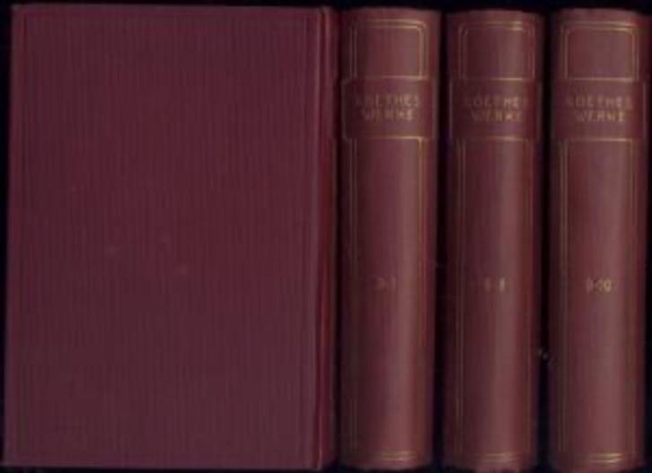 Goethes Werke. Auswahl in 10 Teilen in 4 Bänden 1920  FAUST, Antiek en Kunst, Antiek | Boeken en Bijbels, Verzenden