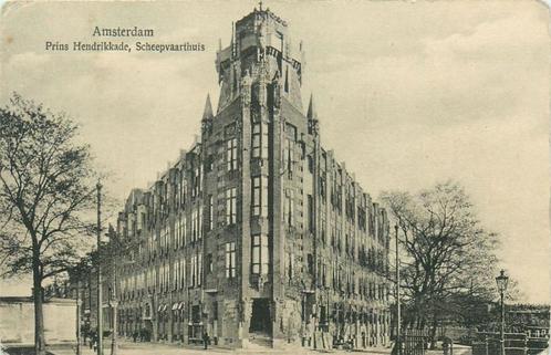 (701-415-021) Amsterdam Scheepvaarthuis, Verzamelen, Ansichtkaarten | Nederland, Noord-Holland, Verzenden