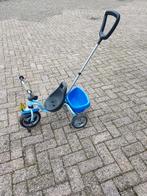 puky ceety blauw driewieler met duwstang,, Ophalen, Zo goed als nieuw, Pucky, Duwstang