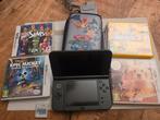 Nintendo 3DS XL Zwart + 25 Games, Spelcomputers en Games, Spelcomputers | Nintendo 2DS en 3DS, Met games, Gebruikt, Zwart, 3DS XL