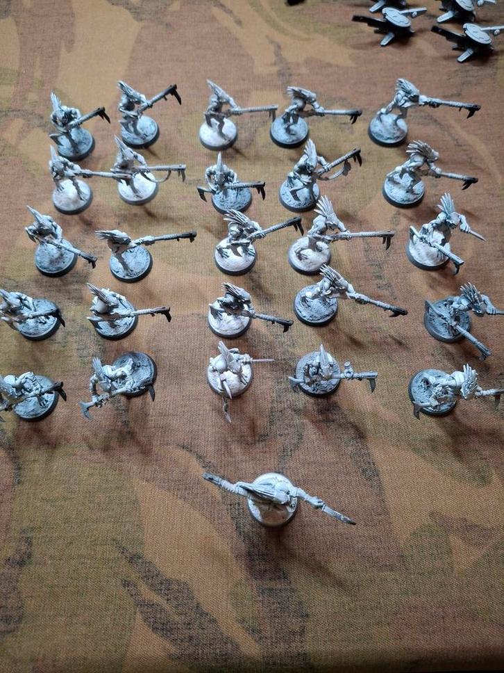 Warhammer 40K Tau Kroot - 25 + Metal Commander, Hobby en Vrije tijd, Wargaming, Ophalen of Verzenden