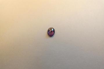 Paarse Saffier 0.88ct Ovaal Mixed cut beschikbaar voor biedingen