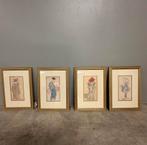 4 quintessa pablo picasso tekeningen, Antiek en Kunst, Ophalen