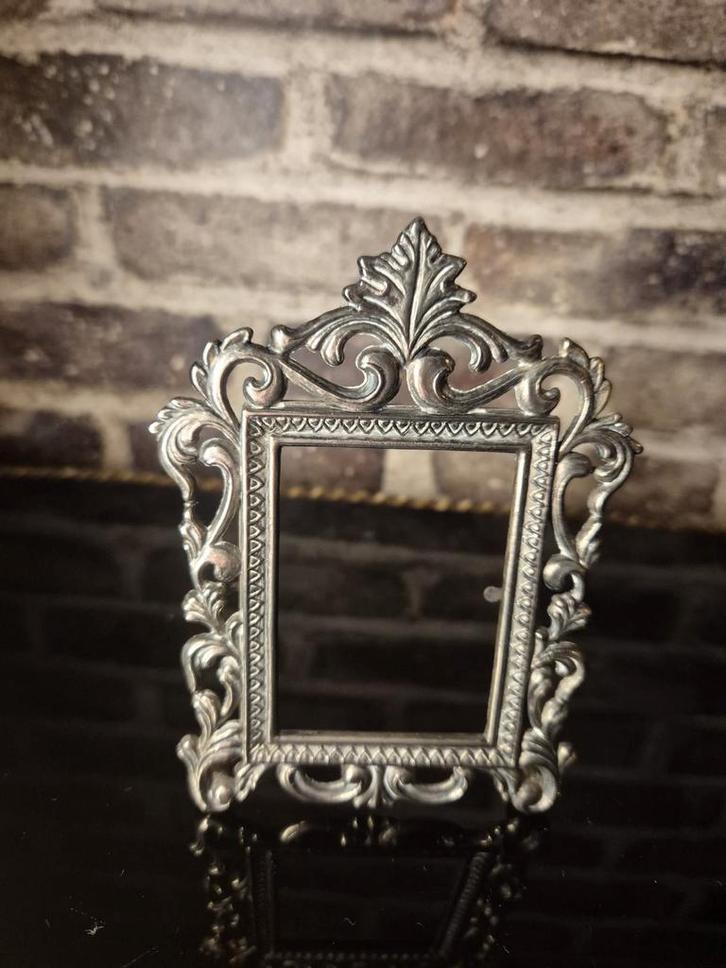Antieke Zilveren Fotolijst, Antiek en Kunst, Antiek | Goud en Zilver, Ophalen of Verzenden