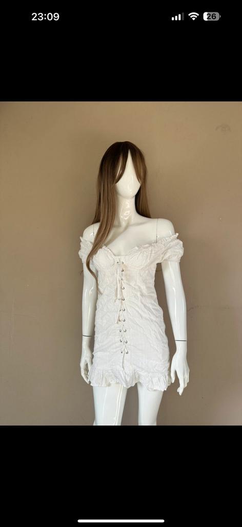 Zara jurk, Kleding | Dames, Jurken, Zo goed als nieuw, Maat 34 (XS) of kleiner, Wit, Ophalen of Verzenden