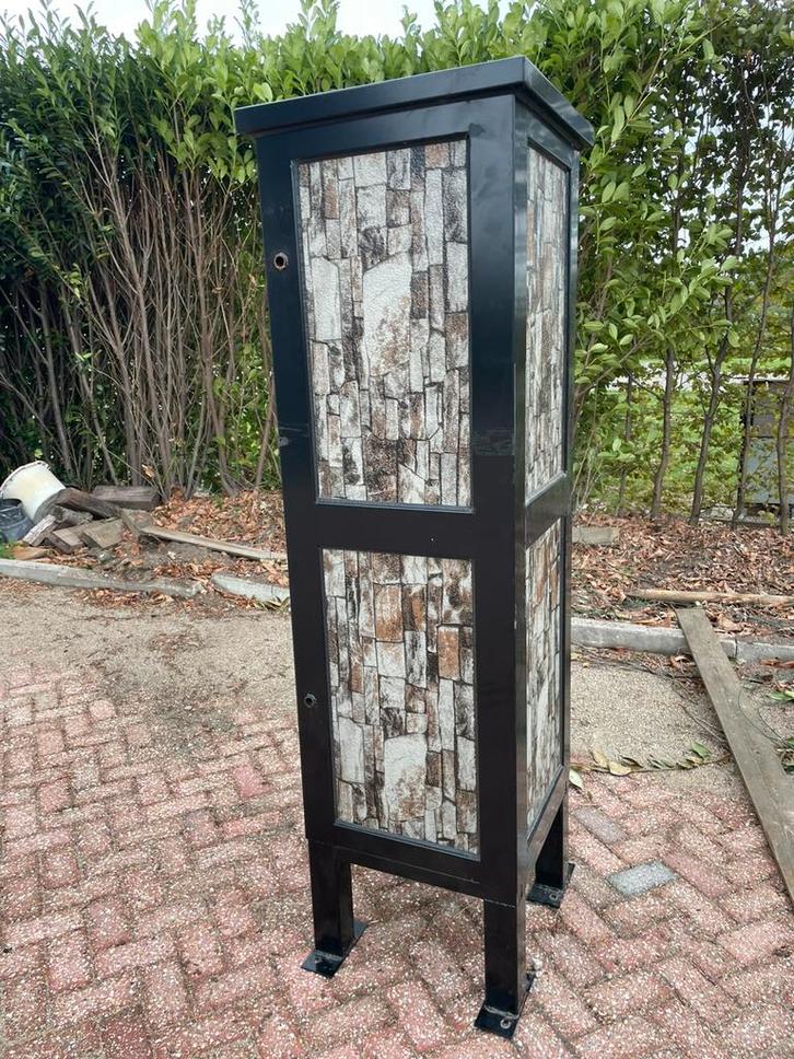 Inrijpoort kolommen, Tuin en Terras, Tuinpoorten, Nieuw, Draaipoort, IJzer, 150 tot 200 cm, 200 cm of meer, Ophalen