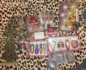 pakketje nieuwe kerstboom versiering/decoratie  beschikbaar voor biedingen