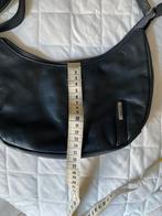 Lederen tas, Sieraden, Tassen en Uiterlijk, Tassen | Damestassen, Ophalen of Verzenden, Zo goed als nieuw, Blauw, Handtas