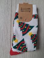 Sokken Kerstbomen rood wit 36-43, Ophalen of Verzenden, Nieuw, Overige maten, Wit