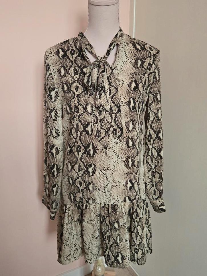Damesjurk | Slangenprint & flair | soepel & stijlvol, Kleding | Dames, Blouses en Tunieken, Zo goed als nieuw, Maat 38/40 (M)