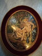 Igs 50 jaar oude borduurwerk Adam en Eva, Antiek en Kunst, Ophalen of Verzenden