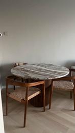 Prachtige Ronde Sklum Eettafel (120 cm) – Zo goed als nieuw!, Huis en Inrichting, Tafels | Eettafels, Ophalen of Verzenden, Zo goed als nieuw