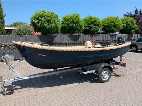 Sloep Ganza met 15 pk 4 takt trailer VERKOCHT ‼️, Watersport en Boten, Sloepen, Zo goed als nieuw, 10 tot 30 pk, 3 tot 6 meter