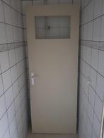 Binnendeur gelakt met glas!, Ophalen, Gebruikt, Binnendeur, 200 tot 215 cm