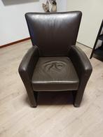 Leren eetkamerstoelen 4st, Huis en Inrichting, Stoelen, Ophalen, Zo goed als nieuw, Bruin, Vijf, Zes of meer stoelen