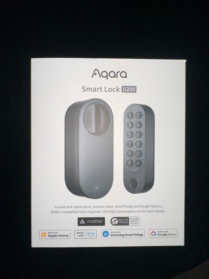 Aqara Smart Lock U200 - Nieuw!, Doe-het-zelf en Verbouw, Alarmsystemen, Nieuw, Overige typen, Raam of Deur, Draadloos, Ophalen of Verzenden