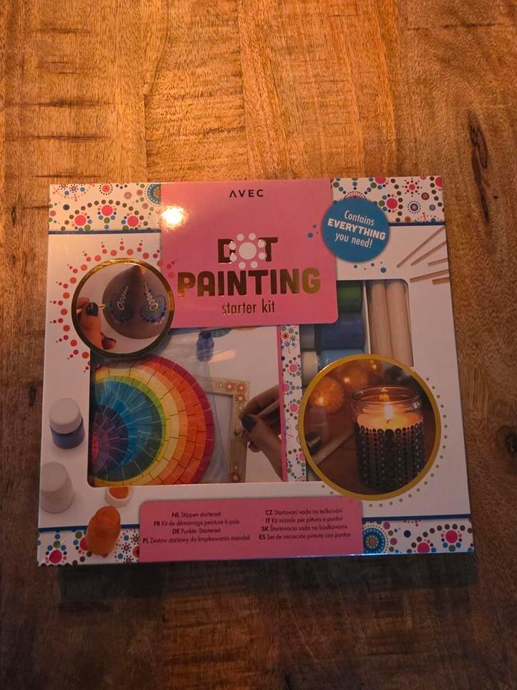 AVEC Dot Painting Starter Kit - Nieuw in Doos, Hobby en Vrije tijd, Knutselen, Nieuw, Materiaal, Ophalen of Verzenden