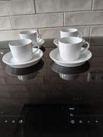 Arzberg Tric witte kop en schotels (4) nieuwstaat!, Ophalen of Verzenden, Zo goed als nieuw