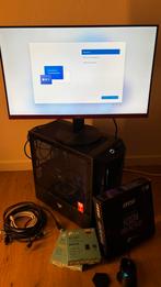 Gaming PC met FHD monitor en NVIDIA GTX videokaart, Computers en Software, Desktop Pc's, 8 GB, Zo goed als nieuw, Gaming, SSD