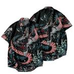 Draken overhemd 3 (heren mannen eng japans shirt dragon), Kleding | Heren, Overhemden, Verzenden, Nieuw, Overige kleuren, Overige halswijdtes