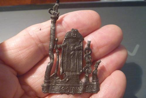 Bodemvondst. Pelgrims insigne. Gummarus Lier. Belgie. RRR, Antiek en Kunst, Antiek | Tin, Ophalen of Verzenden