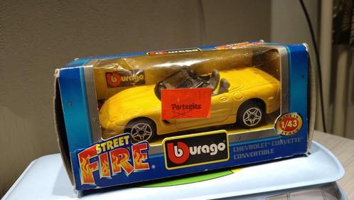 Bburago Chevrolet Corvette Cabriolet Convertible Cabrio 1:43, Hobby en Vrije tijd, Modelauto's | 1:43, Nieuw, Auto, Overige merken