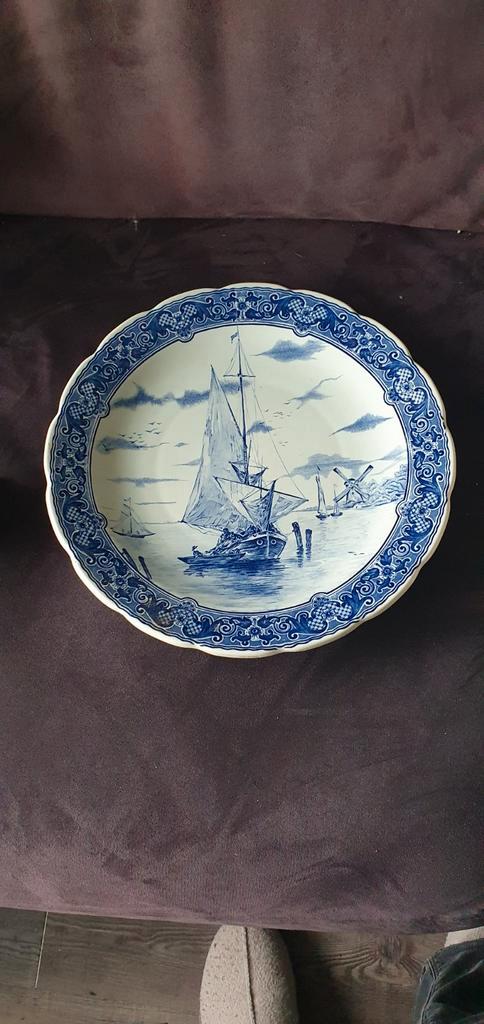 Delfts Blauw Bord - Royal Sphinx Maastricht, Antiek en Kunst, Antiek | Wandborden en Tegels, Ophalen of Verzenden