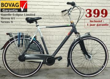 Mooie,sterke GAZELLE MONTREUX H61 Nex-8 Incl. 1jr garantie beschikbaar voor biedingen