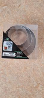set bakringen dia 10,8 en 6 cm en 4 cm hoog nieuw, Huis en Inrichting, Keuken | Keukenbenodigdheden, Ophalen of Verzenden, Nieuw