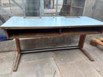Oud schoolbureau, Ophalen, Gebruikt, Bureau