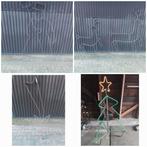 Metalen frames voor kerstverlichting - ster, rendieren, boom, Ophalen, Gebruikt