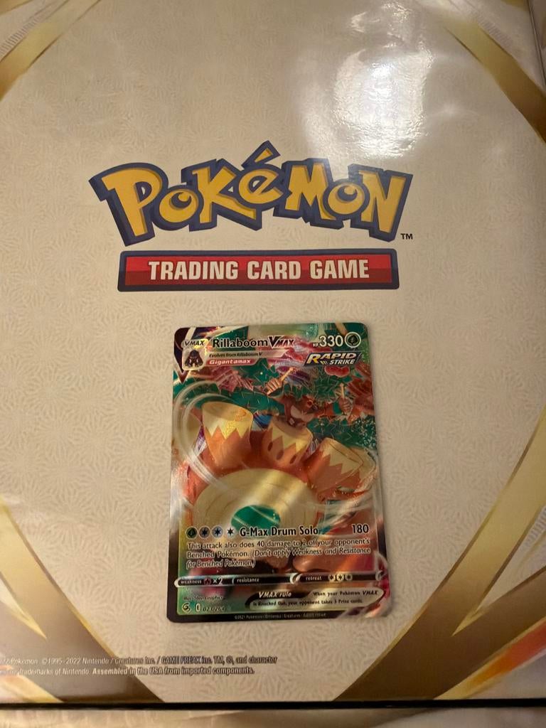 Rillaboom VMax 023/264 Pokemonkaart, Hobby en Vrije tijd, Verzamelkaartspellen | Pokémon, Ophalen of Verzenden, Zo goed als nieuw