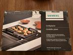 Siemens grillplaat, geschikt voor diverse inductieplaten, Ophalen of Verzenden, Nieuw