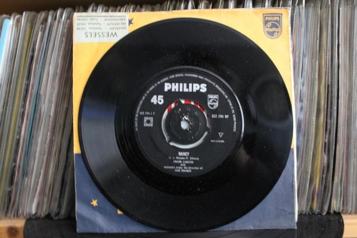 7" Single Frank Sinatra - Nancy / She's Funny That Way, Cd's en Dvd's, Vinyl Singles, Gebruikt, Single, Pop, 7 inch, Ophalen of Verzenden