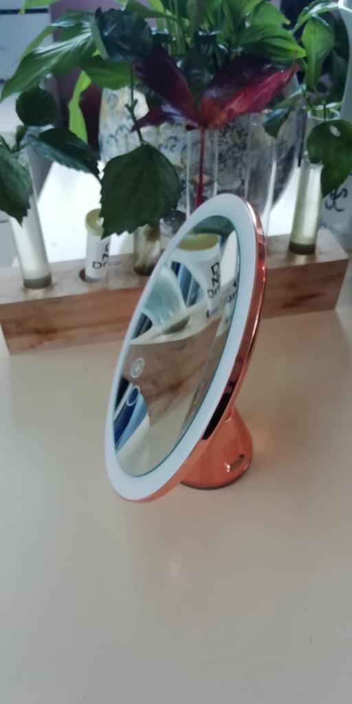 Make-up Spiegel  met LED verlichting, Huis en Inrichting, Woonaccessoires | Spiegels, Zo goed als nieuw, Minder dan 50 cm, Minder dan 100 cm